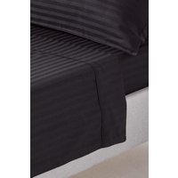 Egyptian Cotton Satin Stripe Flat Sheet 330 Thread Count Single Flat