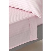 Egyptian Cotton Satin Stripe Flat Sheet 330 Thread Count Double Flat