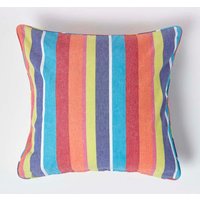 Cotton Coloured Stripe Cushion Cover cm x 50 cm