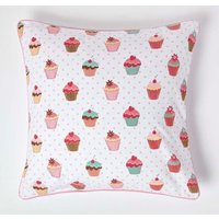 Cotton Cup Cakes Cushion Cover cm x 30 cm