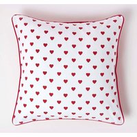 Cotton Hearts Cushion Cover cm x 60 cm