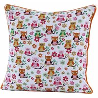 Cotton Owls Cushion Cover cm x 30 cm