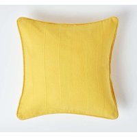 Cotton Rajput Ribbed Cushion Cover Bright cm x 45 cm