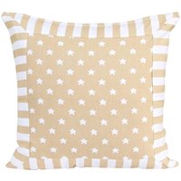 Cotton Stripe Border & Stars Cushion Cover cm x 60 cm