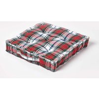 Cotton Macduff Tartan Floor Cushion cm x 40 cm
