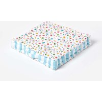 Cotton Coloured Stars Floor Cushion cm x 40 cm