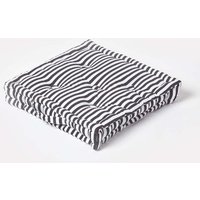 Cotton Thin Stripe Floor Cushion cm x 40 cm