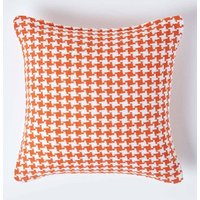 Houndstooth 100% Cotton Cushion Cover cm x 60 cm