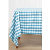 Block Check Cotton Gingham Tablecloth 137cm x 137cm cm x 137 cm