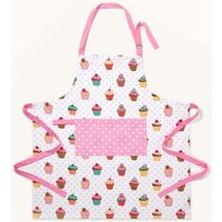 Homescapes Pink Cupcake Cotton Apron