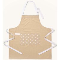 Homescapes Beige Stars Cotton Apron