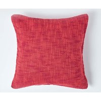 Homescapes Nirvana Cotton Cushion Cover in Orange | Size: 60 cm x 60 cm