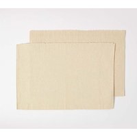 Cotton Plain Pack 2 Placemats