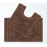 Spa Supreme Luxury Bath Mat & Pedestal Set