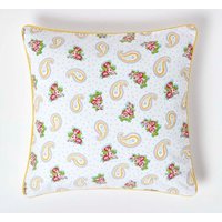 Cotton Paisley & Dots Cushion Cover cm x 60 cm