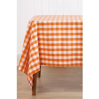 Block Check Cotton Gingham Tablecloth 137cm x 178cm cm x 178 cm