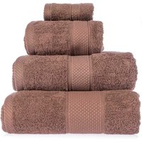 Homescapes Turkish Cotton Bath Towels Set in Chocolate