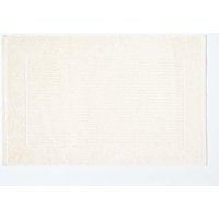 Homescapes Imperial Plain Cotton Bath Mat in Cream