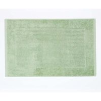 Homescapes Imperial Plain Cotton Bath Mat in Green