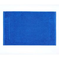 Homescapes Imperial Plain Cotton Bath Mat in Royal