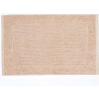 Homescapes Imperial Plain Cotton Bath Mat in Beige