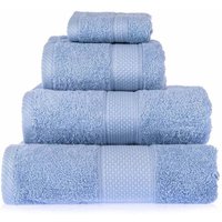 Homescapes 500 GSM Turkish Cotton Towel Soft, Absorbent & Quick-Drying in Light Blue
