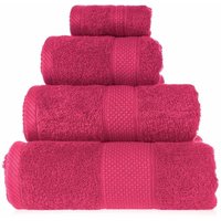 Homescapes 500 GSM Turkish Cotton Towel Soft, Absorbent & Quick-Drying in Raspberry