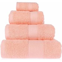 Homescapes 500 GSM Turkish Cotton Towel Soft, Absorbent & Quick-Drying in Peach