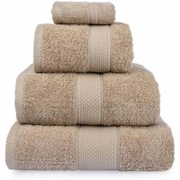 Homescapes 500 GSM Turkish Cotton Towel Soft, Absorbent & Quick-Drying in Stone