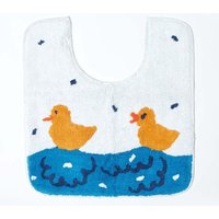 Homescapes Duck Pond Pedestal Mat in Blue