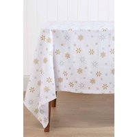 Snowflake Christmas Tablecloth 137cm x 178cm cm x 178 cm