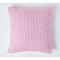 Cotton Cable Knit Cushion Cover 45 x 45 cm cm x 45 cm