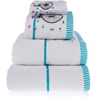 Turkish Cotton Embroidered Bicycle Towel