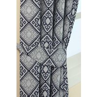 Aztec Jacquard Curtain Tie Back Pair