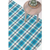 Irvine Handwoven Tartan 100% Cotton Rug cm x 120 cm