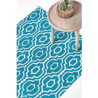 Riga 100% Cotton Printed Patterned Rug cm x 150 cm