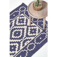 Halmstad Scandi Style 100% Cotton Printed Rug cm x 150 cm