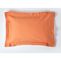Linen Oxford Pillowcase King Burnt