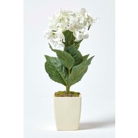 Small Artificial Hydrangea Flower Pot 38 cm Tall