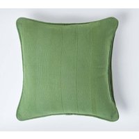 Cotton Rajput Ribbed Cushion Cover cm x 45 cm