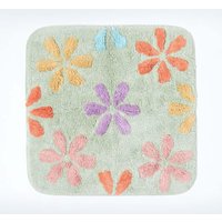 Floral Cotton Shower Mat