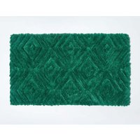 Super Absorbent Ikat Pattern Bath Mat