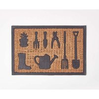 Garden Tools Rubber & Coir Doormat cm x 60 cm