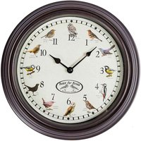 Homescapes Singing Bird Song Quartz Wall Clock