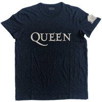 Band Logo & Crest Applique Logo T Shirt
