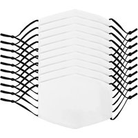 Medium Face Masks Sublimation Blanks 10 Pack