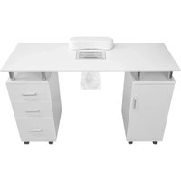 Monstershop Professional Manicure Table in White | Size: 1
