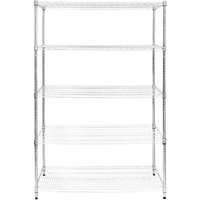 Monstershop KuKoo Wire Racking - 60cm x 120cm x 180cm in Silver | Size: 60 cm x 120 cm x 180 cm