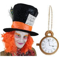 I Mad Hatter Hat & Inflatable Clock