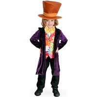 I Chocolate Factory Boss Costume Coat Waistcoat Bow Tie & Hat